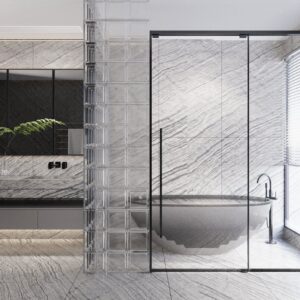 CABIN MỞ LÙA 1 CÁNH + 1 VÁCH CỐ ĐỊNH