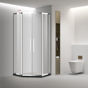 CABIN MỞ LÙA GÓC 135 2 CÁNH + 2 VÁCH CỐ ĐỊNH