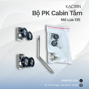 Bộ PK Cabin Tắm KACIRIN  Mở Lùa 135